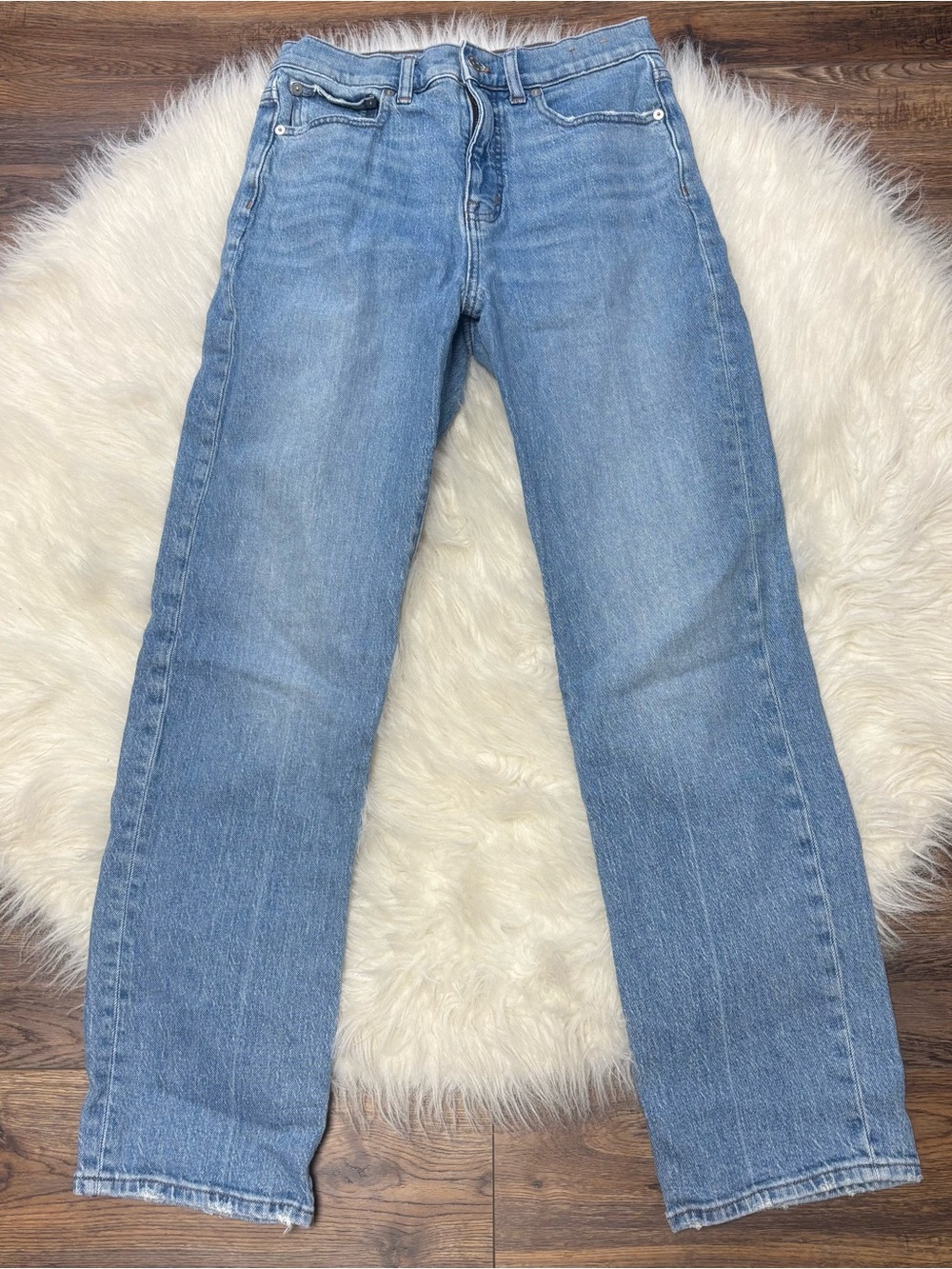 Madewell 90’s Straight Leg Light Wash Denim Women’s Jeans size 27
